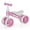 Pink, variant on SIMATE Baby Balance Bike for 12-24 Months,Toddler balance Bicycle with 4 Wheels,Indoor & Outdoor Bike Riding Toy, First B-day Gift