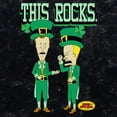 thumbnail image 2 of Juniors Beavis and Butt-Head This Shamrock Rocks T Shirt, 2 of 5