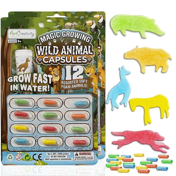 Cápsulas Magic Growing Animal ArtCreativity, 2 paquetes de 12
