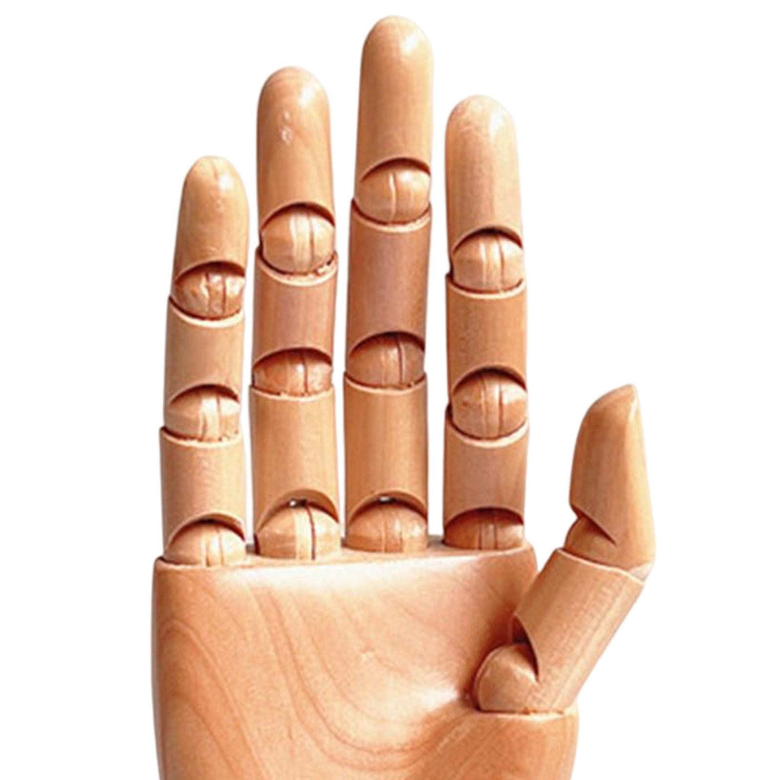 Wood Grain Hand Mannequin, Hand Wood Jewelry Display