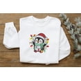 thumbnail image 2 of Penguin Christmas Sweatshirt, Christmas Lights Penguin Sweater, Embroidered Christmas Crewneck, Matching Holiday Sweater, Xmas Winter Jumper, 2 of 5