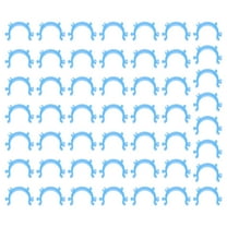 Sewing Clips, Bobbin Thread Holder Clips, Clear Bobbin Holder, Small Bobbin Holder, 50Pcs Sewing Bobbin Anti Shedding Wire Fixing Clips, Colorful Sewing Bobbin Clips Blue 1x0.67 In