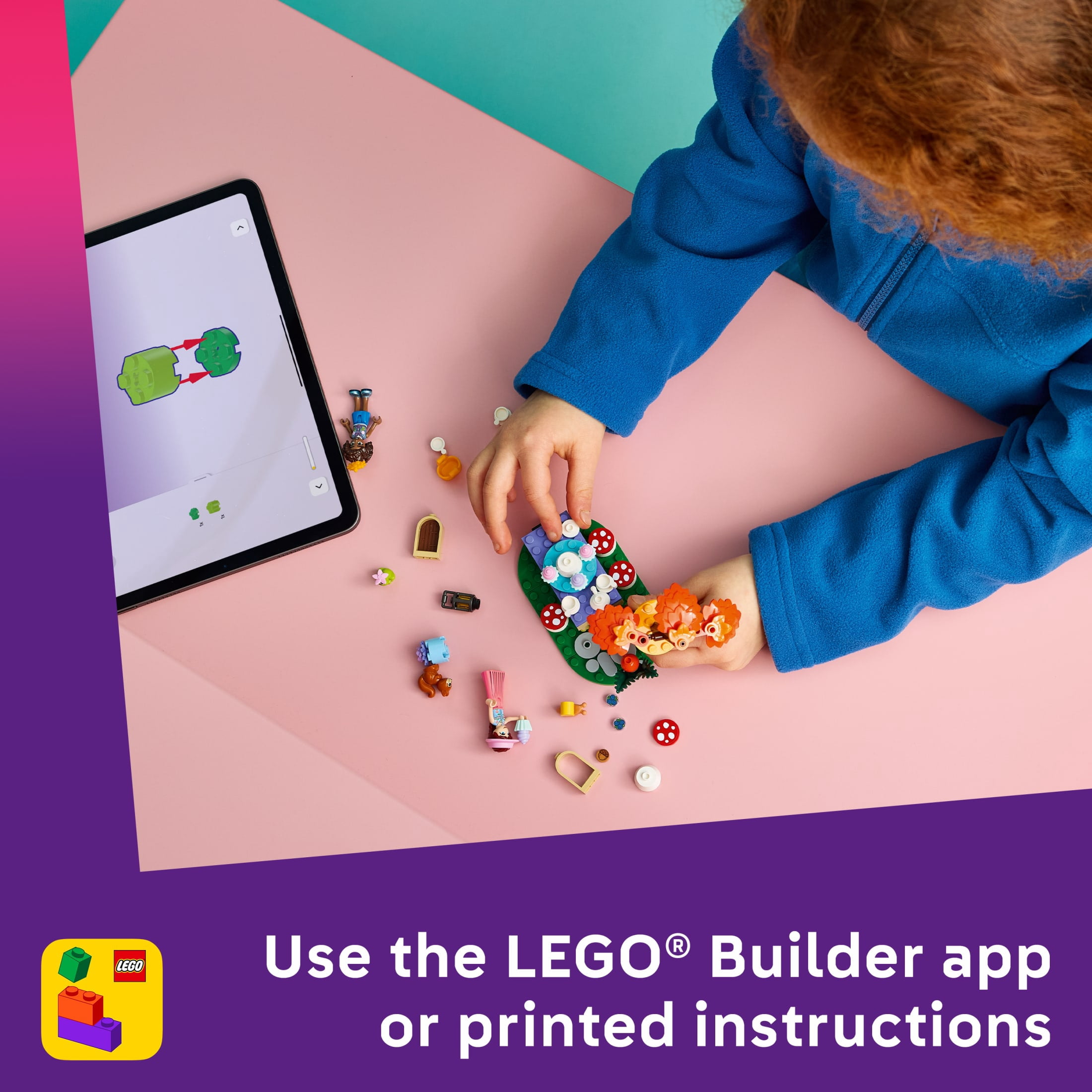 LEGO Friends Forest Tea Party - Building Toy for Girls & Boys, Ages 6+ - Toy Figures & Playset for Kids - Includes 2 Minidolls, a Frog & a Squirrel - Gift for Birthdays - 42690