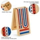 thumbnail image 2 of Set de juego de mesa Cribbage Ceebyfa plegable con área de almacenamiento, 2 of 7