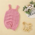 thumbnail image 4 of Generic Girls Knitted Tops for Toddler Baby Knit Romper Cotton Sleeveless Boy Girl Sweater Clothes Baby Jumpsuit Clothes, 4 of 9