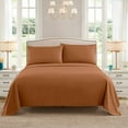 thumbnail image 2 of Sweet Home Collection 1500 Series Bed Sheets - Extra Soft Microfiber Deep Pocket Sheet Set - Mocha, Twin, 2 of 6