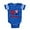 Royal Blue, variant on CafePress - Peace Love Australia - Cute Infant Baby Football Bodysuit