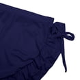 thumbnail image 6 of gcong Girl Swimsuit One Piece Girls Solid Color Bathing Suit Adjustable Strap Ruffle Swimwear with Cover Up, 6 of 8