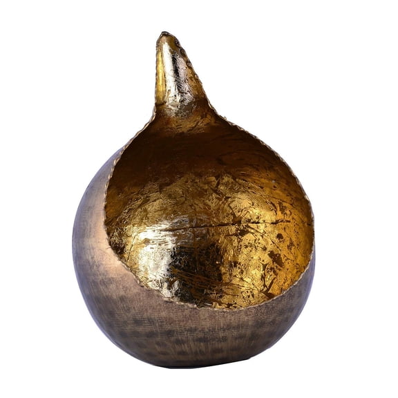 Metal Gold Antique Finish Teardrop Shape Tealight Votive Candle Holder Evening Wedding Parties Home Decor Table Decoration Gift Gift by MystiqueDecors - Single Piece