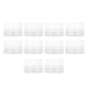 thumbnail image 1 of 10 tarros de crema redondos de 0.35 oz, reutilizables, loción facial, crema hidratante, contenedor de cosméticos con tapa blanca, 1 of 14