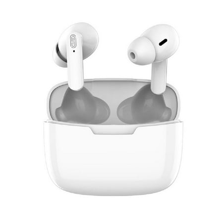 Wireless Earbuds for iPhone Android Phones Kids Earbuds for School,White