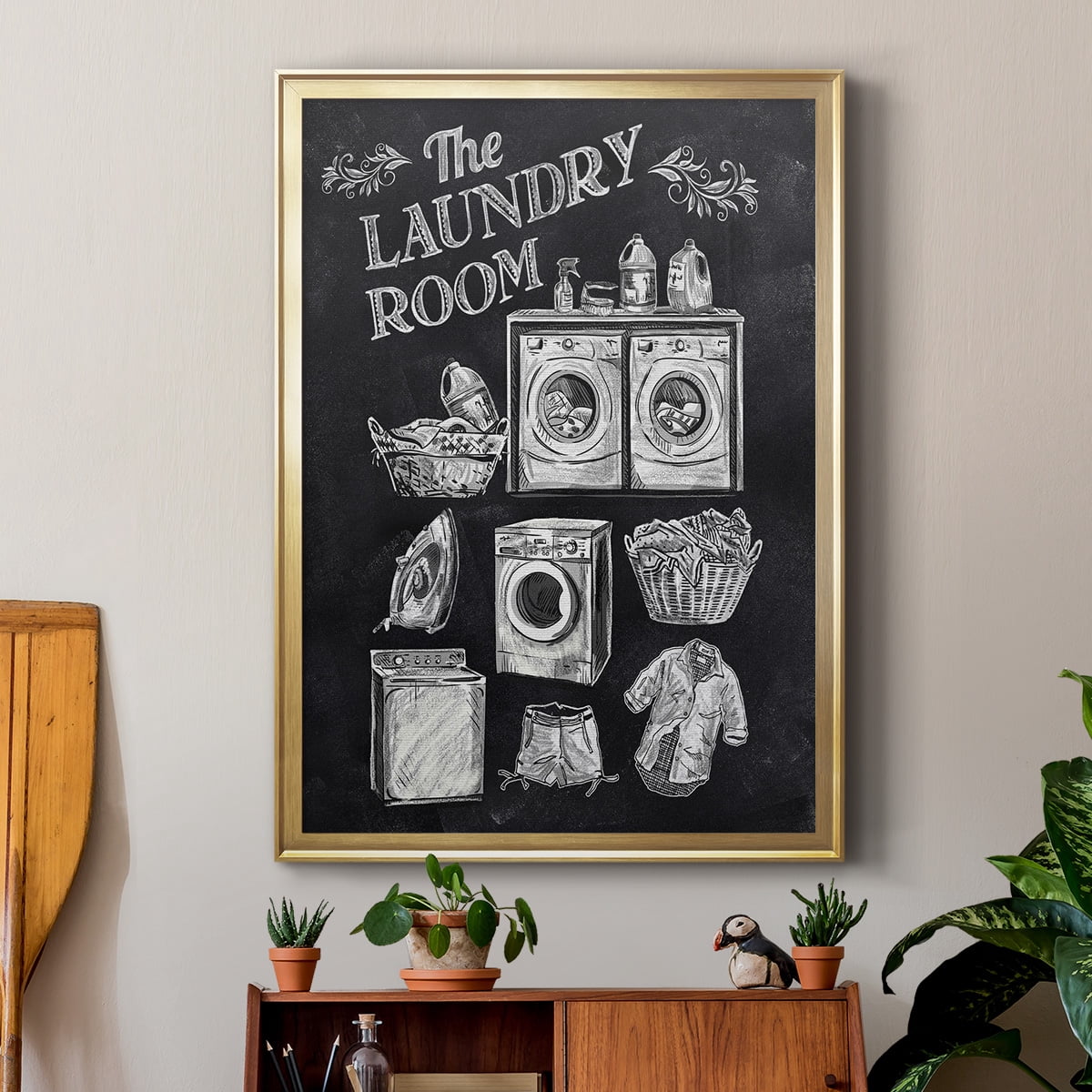 Laundry Room Premium Framed Print - Ready to Hang