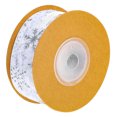 thumbnail image 4 of 1 Roll of Christmas Ribbons Snowflake Patterns Decorative Ribbons DIY Xmas Gift Box Banquet Ribbons, 4 of 7