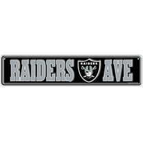 Las Vegas Raiders 4" x 18" Team Boulevard Metal Sign