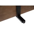 thumbnail image 4 of Benjara BM218710 4 Tier Wood & Metal Frame Bookcase with X Shape Design, Brown & Black, 4 of 5