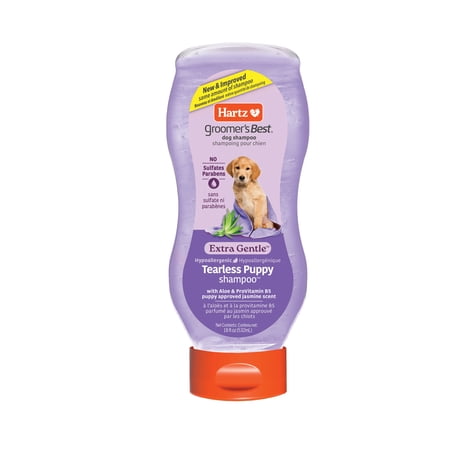 Hartz Groomer's Best Tearless Puppy Shampoo, Jasmine, 18 fl oz (6 Pack) (Bundle)