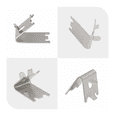thumbnail image 5 of 12 Pcs Clip Soporte Para Parrilla Estante De Refrigerador Plata, 5 of 5