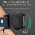thumbnail image 2 of Linterna de cabeza de carga tipo C 1800mAh Mini luz de trabajo (negro W6105A), 2 of 6