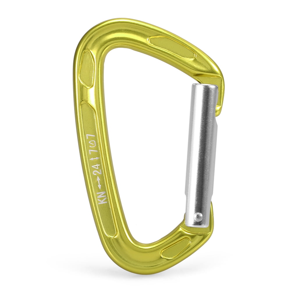 22KN / 24KN Straight Gate Carabiner Non-locking Gate Carabiner Climbing ...