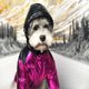 thumbnail image 3 of S Ropa de diseñador de lujo para perros, chaqueta de plumón, abrigo de invierno grueso y cálido, Vel, 3 of 5