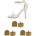 thumbnail image 6 of INSPIRE CHIC Lady Letters Print 22mm x 21mm Shoes High Heel Tips Taps 6 Pcs, 6 of 6