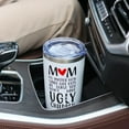 thumbnail image 3 of Mothers Day Gifts for Mom, Mom Gifts Tumbler - Best Mom Ever Gifts, Mothers Day Tumbler for Mom Birthday Gifts, 20oz Coffee Travel Tumbler, at Least You Don‘t Have Ugly Children, 3 of 6