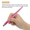 thumbnail image 3 of Unique Bargains Stylus Pens for All Capacitive Touch Screens 2 in 1 Fine Point Disc & Fiber Tips Universal Capacitive Pen, Red, 3 of 7