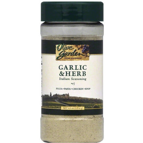 Olive Garden Garlic & Herb Italian Seasoning, 4.5 oz, (Pack of 6