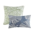thumbnail image 5 of Gracie Mills Cordell Duvet Cover Set Tropical Cotton 5-Piece Green Blue GRACE-8075, 5 of 5
