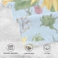 thumbnail image 4 of Dreamtimes Face Hand Towel Set Sunflowers and Wildflowers Watercolor Style Cotton Washcloths, Quick-Dry Highly Absorbent Bath Towel- Pack of 2, 4 of 7