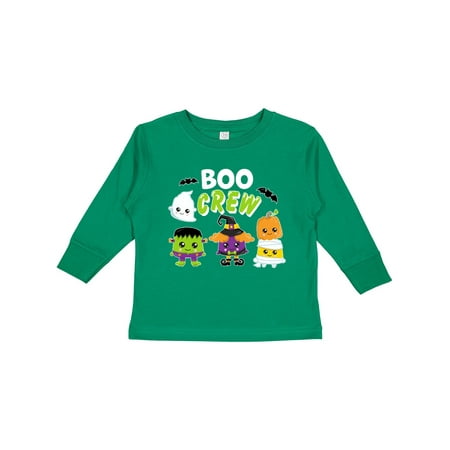 

Inktastic Halloween Boo Crew Trick or Treating Gift Toddler Boy or Toddler Girl Long Sleeve T-Shirt