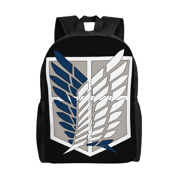 AOT Theme Backpack lightweight and durable laptop bag stylish 3D-print backpack