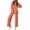 Watermelon Red, variant on Women's 2 Piece Outfits Casual Short Sleeve Pullover Tops and Wide Leg Pants Lounge Sets Tracksuits