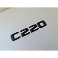 thumbnail image 1 of Compatible Withc220 Matte Black Letter Number Rear Boot Badge Emblem C Class Mercedes Matt, 1 of 1