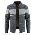 thumbnail image 2 of Brilliant Jackets for Men Big and Tall 5Xl Clearance Lightweight and Winter Stand Collar Sweater Casual Fleece Jacket Gray M, 2 of 5