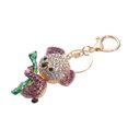 thumbnail image 2 of Koala Shaped Key Ring with Rhinestones for Bag Decoration Purple Creative Art Charm Metal Pendants, 2 of 8