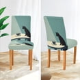 thumbnail image 3 of Yayeee 2 Pack Dining Chair Covers Stretch Parson Chairs Slipcovers Seat Protector, Black Cat, 3 of 6