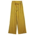 thumbnail image 2 of Hat and Beyond Women's Fashion Palazzo Pants with Stripe Pattern, 2 of 7