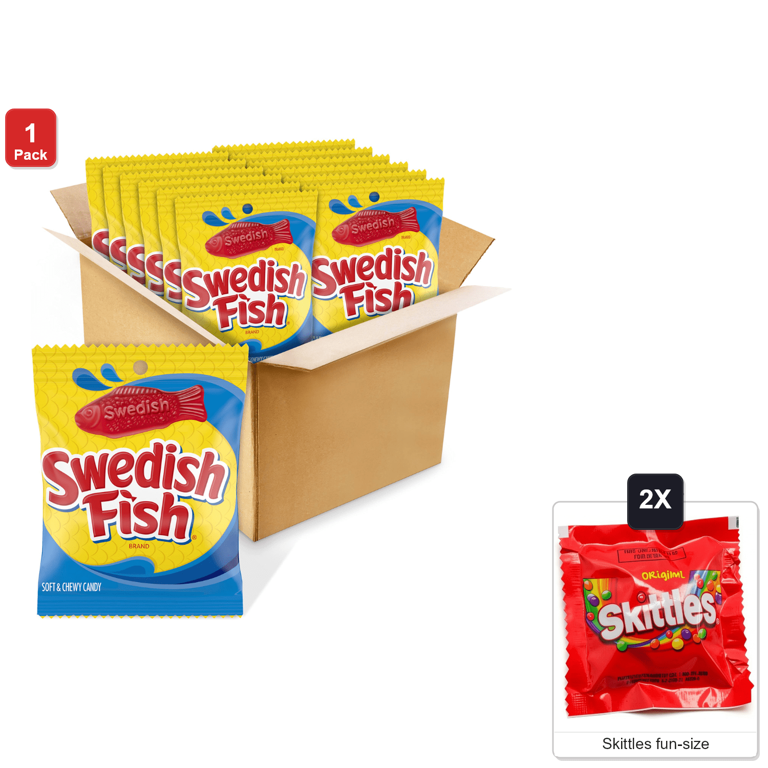 JOLLY RANCHER AWESOME TWOSOME Bites, 1.8 oz, 18 Count - Walmart.com