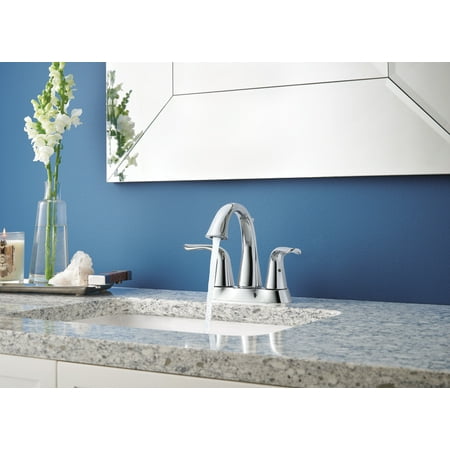 Delta Faucet 2538-MPU-DST Lahara Centerset Bathroom Faucet with Pop-Up Drain Assembly - - Chrome