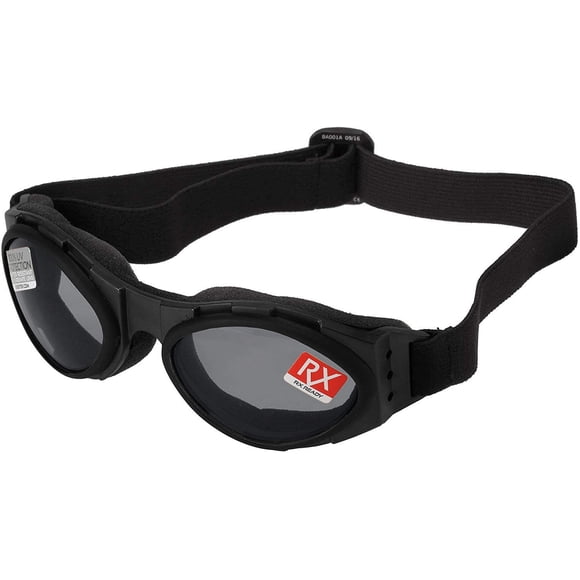 Bobster Bugeye Goggles, Black Frame/Smoked Reflective Lens