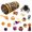 D, variant on Halloween Decor Pet Toys Halloween Cat Channel Toy Set for Indoor Cats - Interactive Three-Channel Tunnel Cat Toy Kit Featuring Sleeping Toy Channel