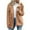 Brown, variant on FRSASU Women'S Plus Size Coat Clearance,Ladies Warm Jacket Winter Solid Turn Coat Down Collar Lambswoo Outerwear