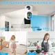 thumbnail image 2 of Ojo Doble Pantalla Cámara De Seguridad Full Hd Con Alarma Camaras Wifi Camara De Vigilancia Interior 0637, 2 of 8
