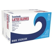 Boardwalk Powdered Latex Exam Gloves, X-Large, Natural, 4 4/5 mil, 1000/Carton