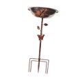 thumbnail image 4 of Vsenkes Bird Bath Bowl Easy to Clean Decorative Birdbath for Backyard Outdoors Patio Red Bronze Bird, 4 of 9