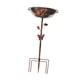 thumbnail image 4 of Baño para pájaros, comedero para pájaros, fácil de diseñar, decoración, baño para pájaros independiente y resistente Pájaro de bronce rojo, 4 of 8