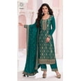 thumbnail image 3 of Indian Pakistani Beautiful Women's Wear Designer Sewn Salwar Kameez Pant Suits ( Green, XXS - 34 ), 3 of 6