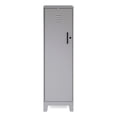 thumbnail image 1 of Pemberly Row 4 Shelf No Assembly Metal Storage Locker Cabinet in Arctic Silver, 1 of 11