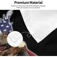 thumbnail image 5 of Live Free Or Die American Flag With Bald Eagle Flag 3x5 Ft With Two Brass Grommets, Double Stitched Vivid Color Anti Fading, 5 of 8